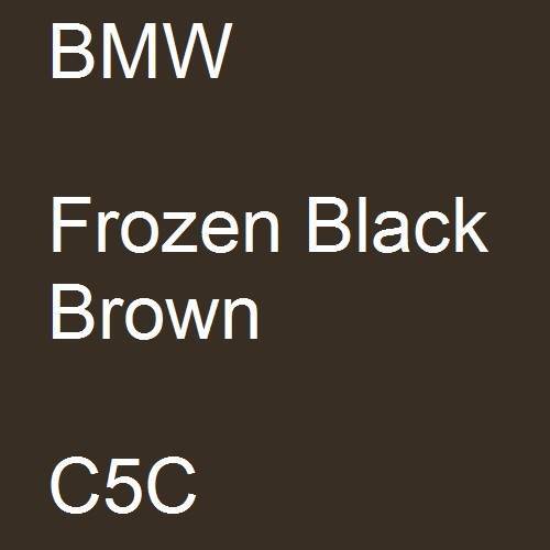 BMW, Frozen Black Brown, C5C.